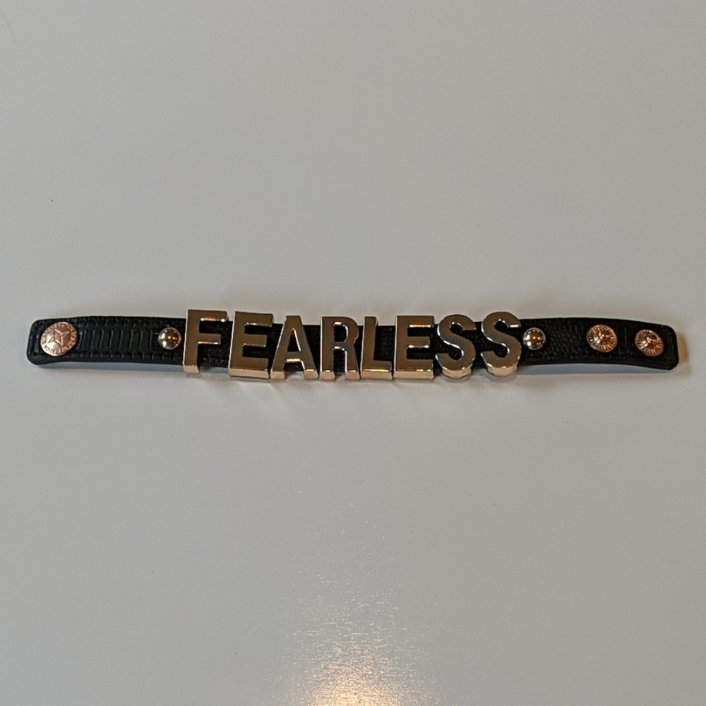 BCBGeneration Rose Gold and Black Snake Bracelet